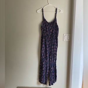 GAP floral jumpsuit